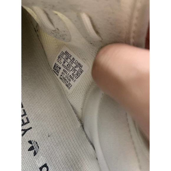 AUTHENTC Adidas Yeezy Boost 350 V2 Zebra White Black Red Kanye West Men Size 9.5 main image 9